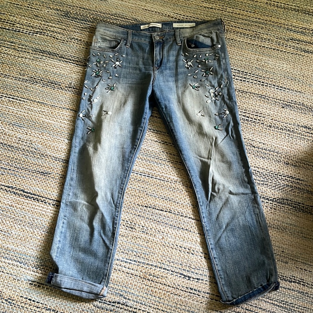 Pilcro Hyphen Embellished Jeans